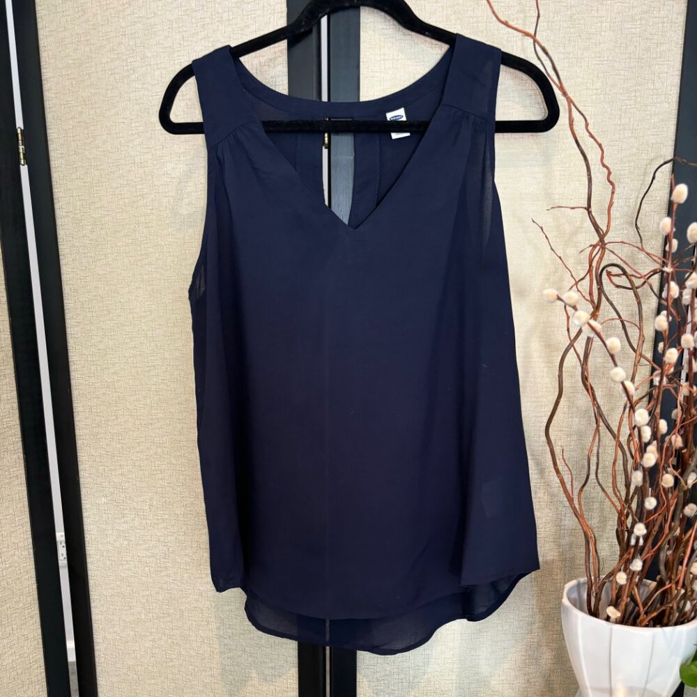Old Navy Sleeveless Navy Women's Top